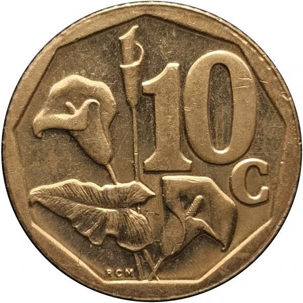 South Africa 10 Cents Tswana Legend - Aforika Borwa Coin KM326 2004