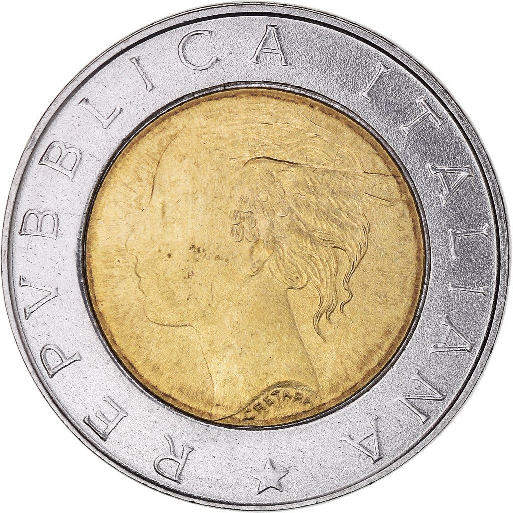 Italy | 500 Lire Coin | FAO | Km:193 | 1998