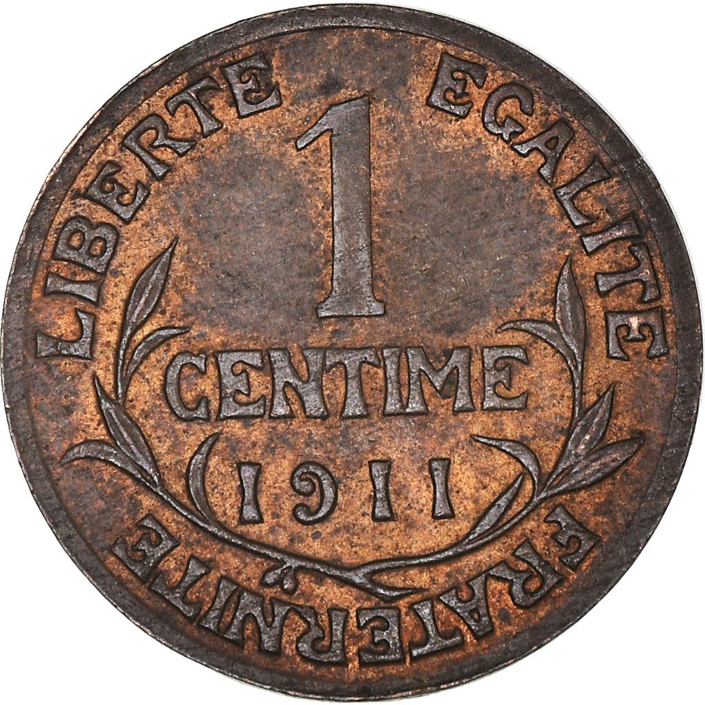 French 1 Centime Coin | Third Republic | KM840 | France | 1898 - 1920
