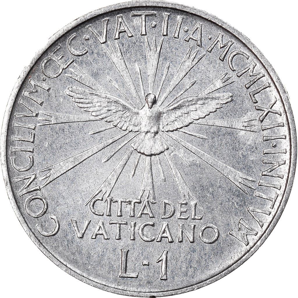 Vatican City | 1 Lira Coin | John XXIII | Km:67 | 1962
