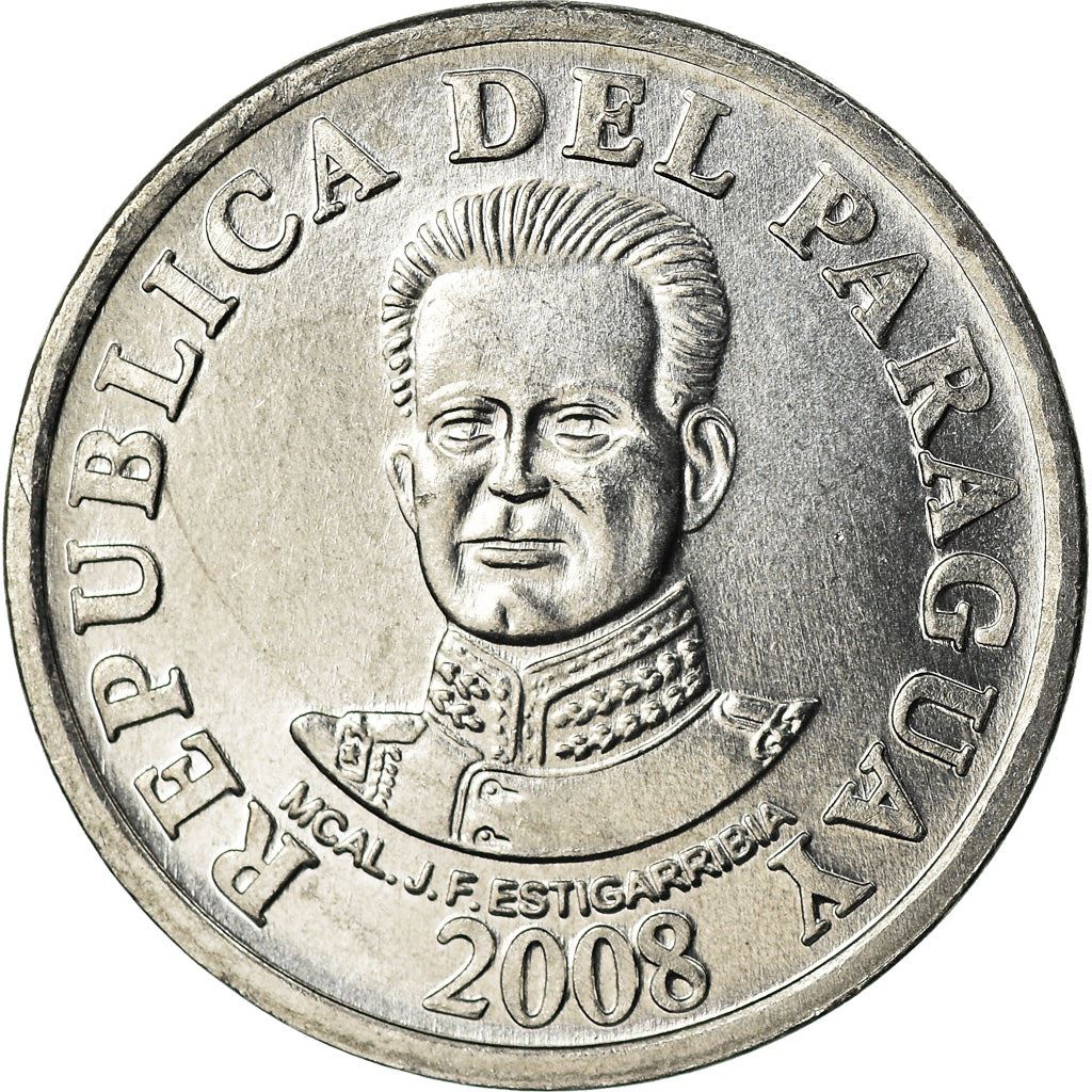 Paraguay | 50 Guaranies Coin | Acaray River | KM:191b | 2006 - 2019