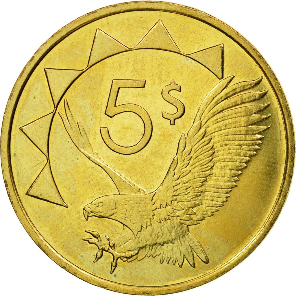 Namibia 5 Dollars Coin KM5 1993 - 2015