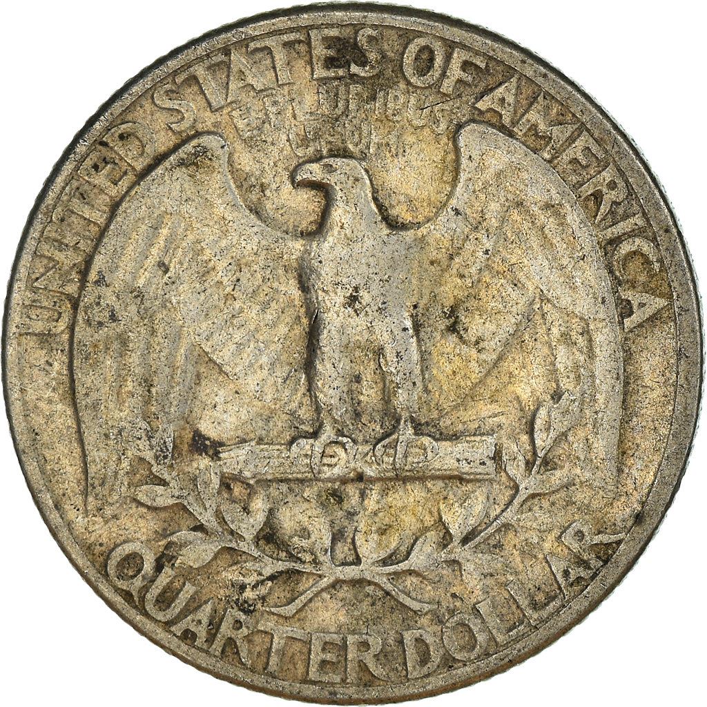 アメリカ合衆国 | 1/4ドル硬貨 | ジョージ・ワシントン | KM:164 | 1932年 - 1964年
