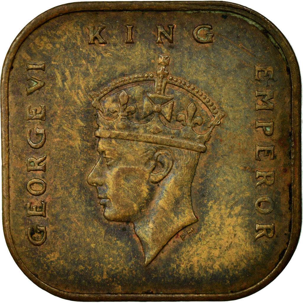 Malaya | 1 Cent Coin | George VI | Small Type | KM:6 | 1943 - 1945