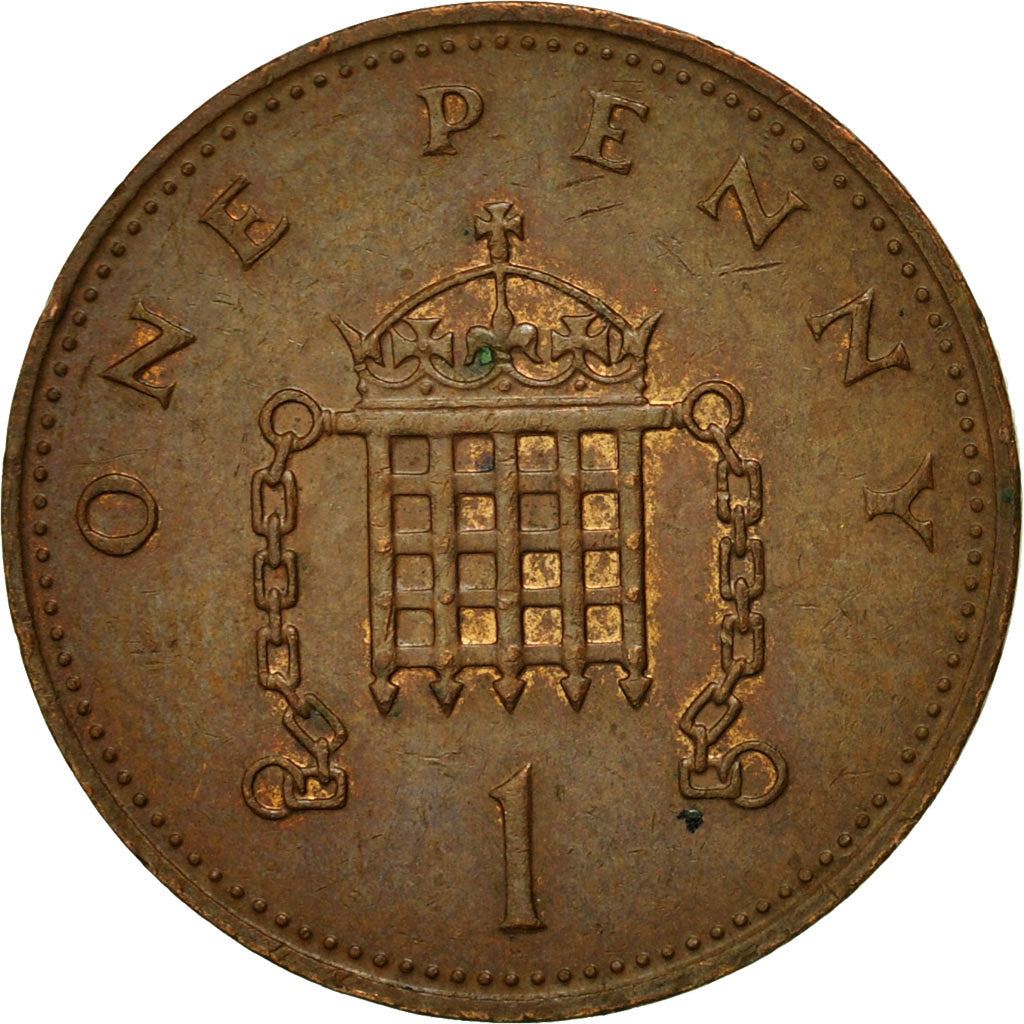 United Kingdom | 1 Penny Coin | Elizabeth II | Km:927 | 1982 - 1984