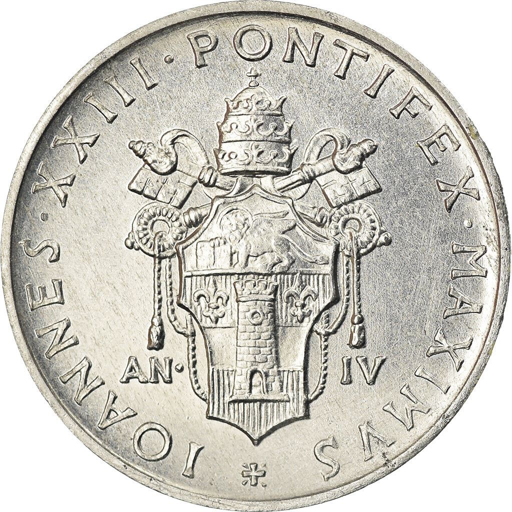 Vatican City | 1 Lira Coin | John XXIII | Km:67 | 1962