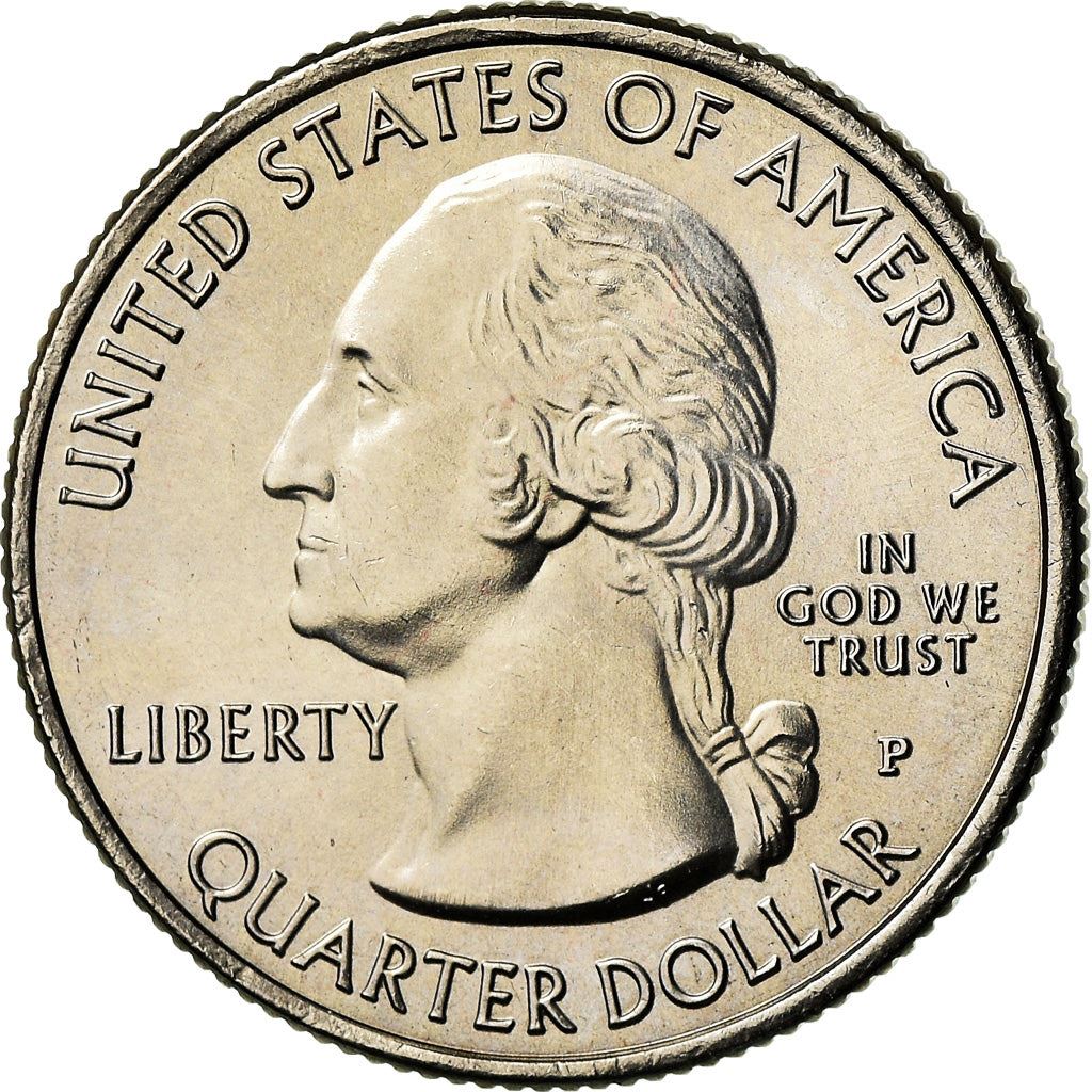 United States | 1/4 Dollar Coin | Great Smoky Mountains | Km:566 | 2014