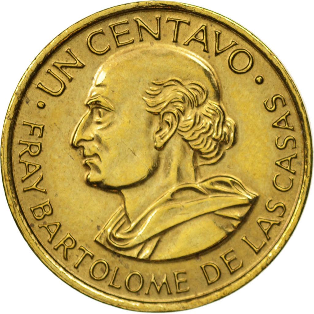 Guatemala | 1 Centavo Coin | Fray Bartolomé | Km:265 | 1965 - 1970