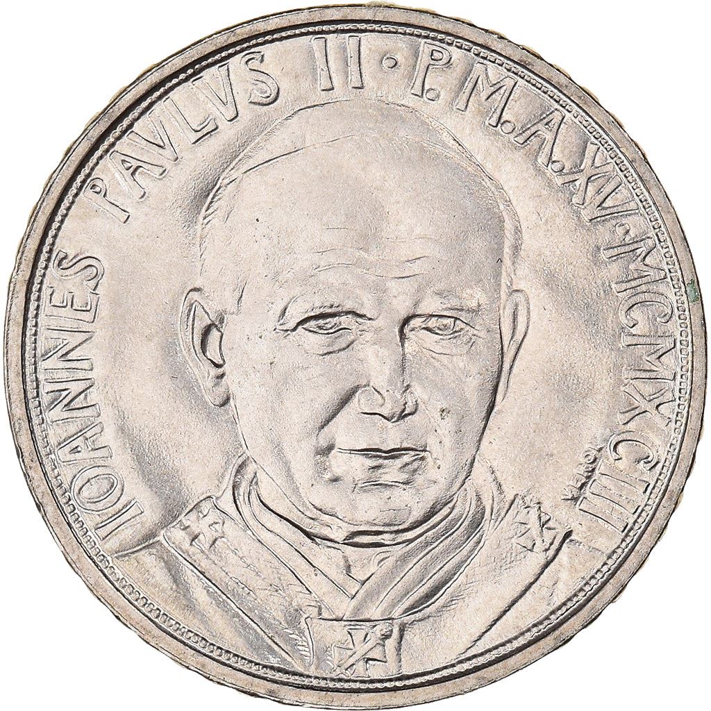 Vatican City | 100 Lire Coin | John Paul II | Km:247 | 1993