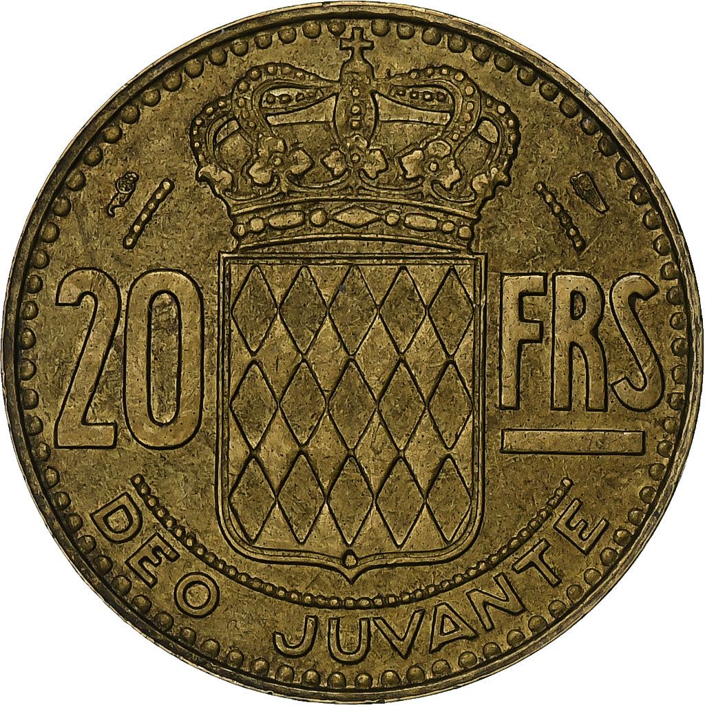 Monaco | Pièce de 20 Francs | Rainier III | Km : 131 | 1950 - 1951