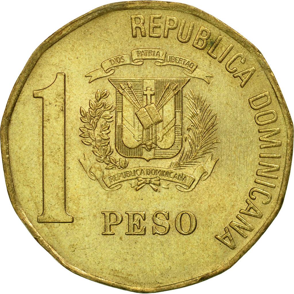 Dominican Republic | 1 Peso Coin | Juan Pablo Duarte y Diez | KM80 | 1991 - 2008