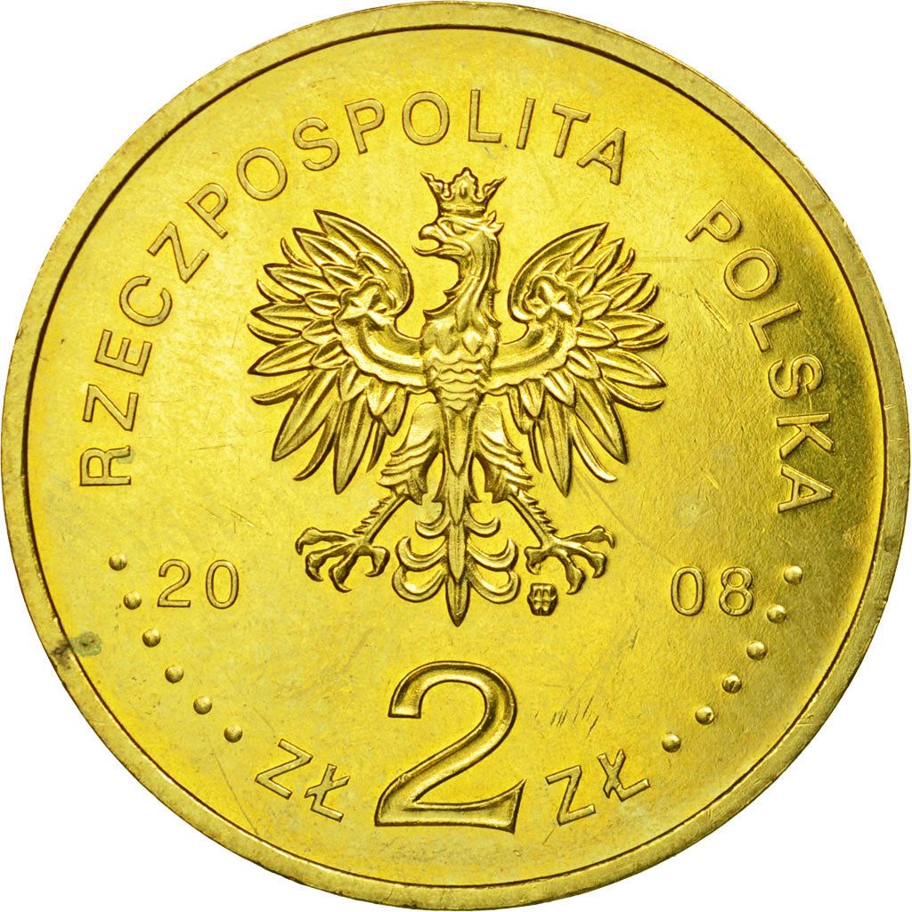 Poland | 2 Zlotys Coin | Settlement in North America | Y:659 | 2008