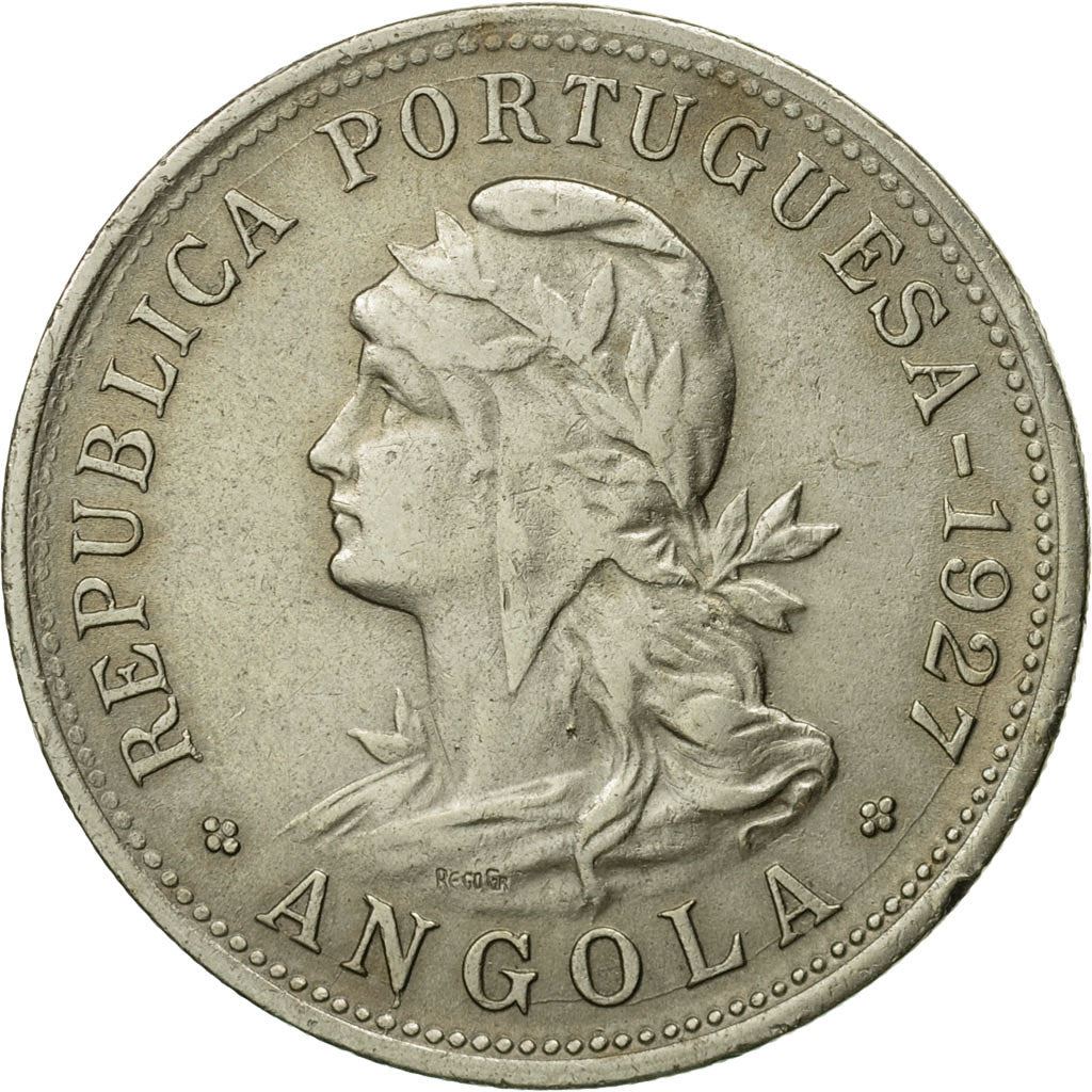 Angola | 50 Centavos Coin | Libertine | Km:69 | 1927 - 1928