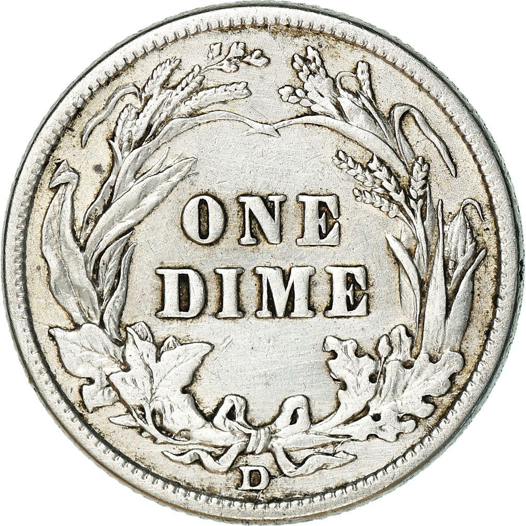 United States | 1 Dime Coin | Barber Dime | KM:113 | 1892 - 1916