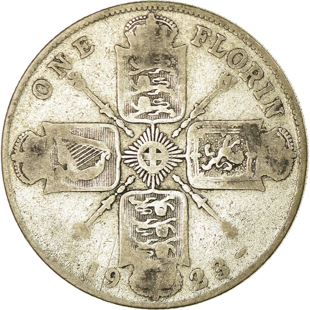 United Kingdom | 1 Florin Coin | George V | Km:817A | POOR | 1920 - 1926