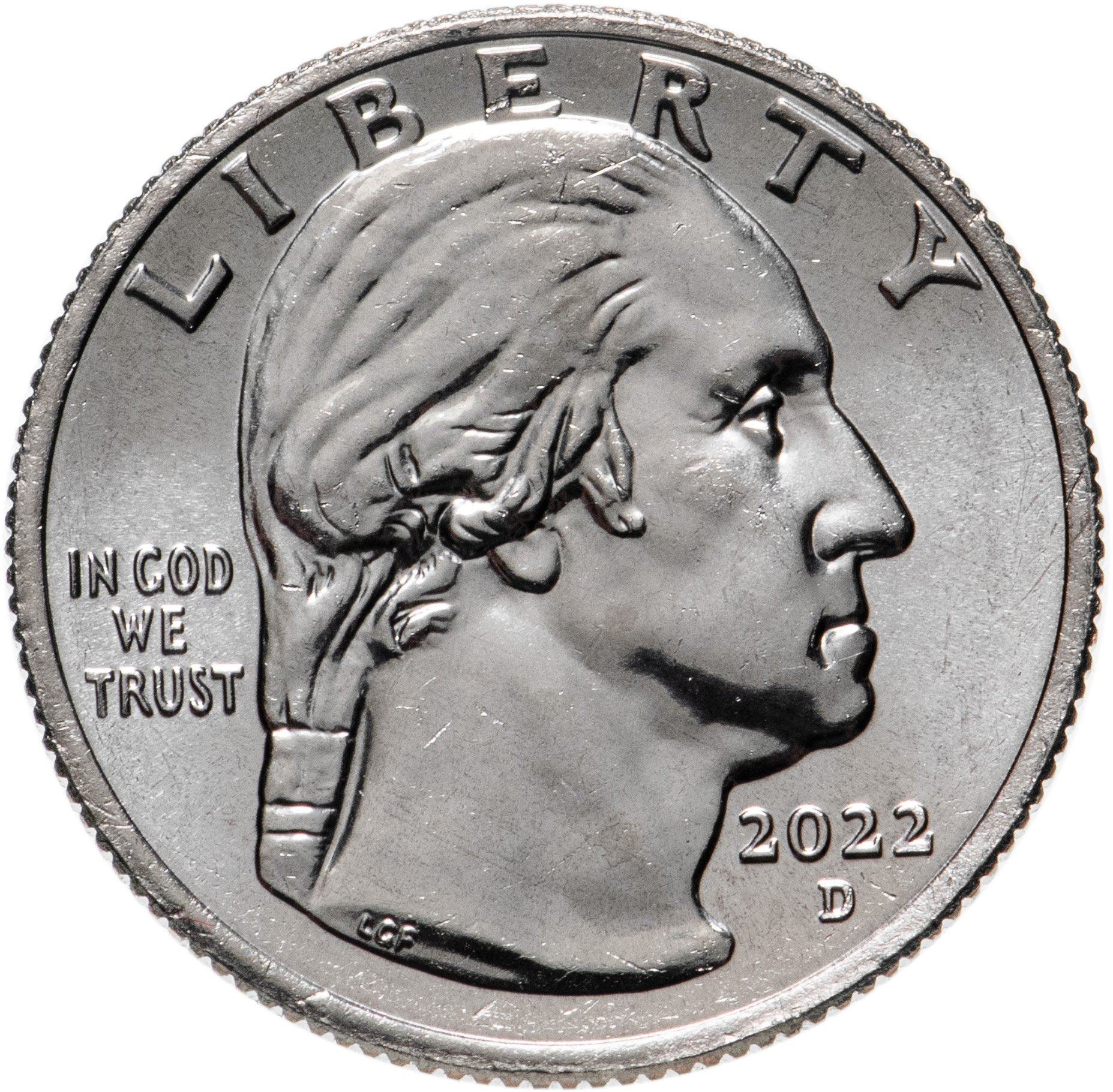 United States | 1/4 Dollar Coin | Maya Angelou | KM:766 | 2022