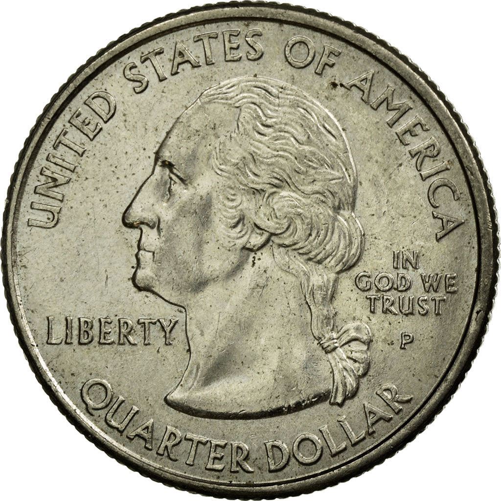 United States | 1/4 Dollar Coin | Indiana | Km:334 | 2002