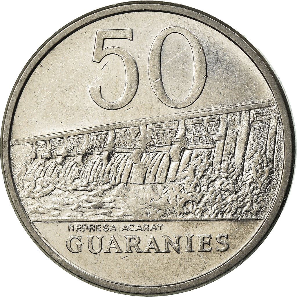 Paraguay | 50 Guaranies Coin | José Félix Estigarribia | Km:169 | 1980 - 1988