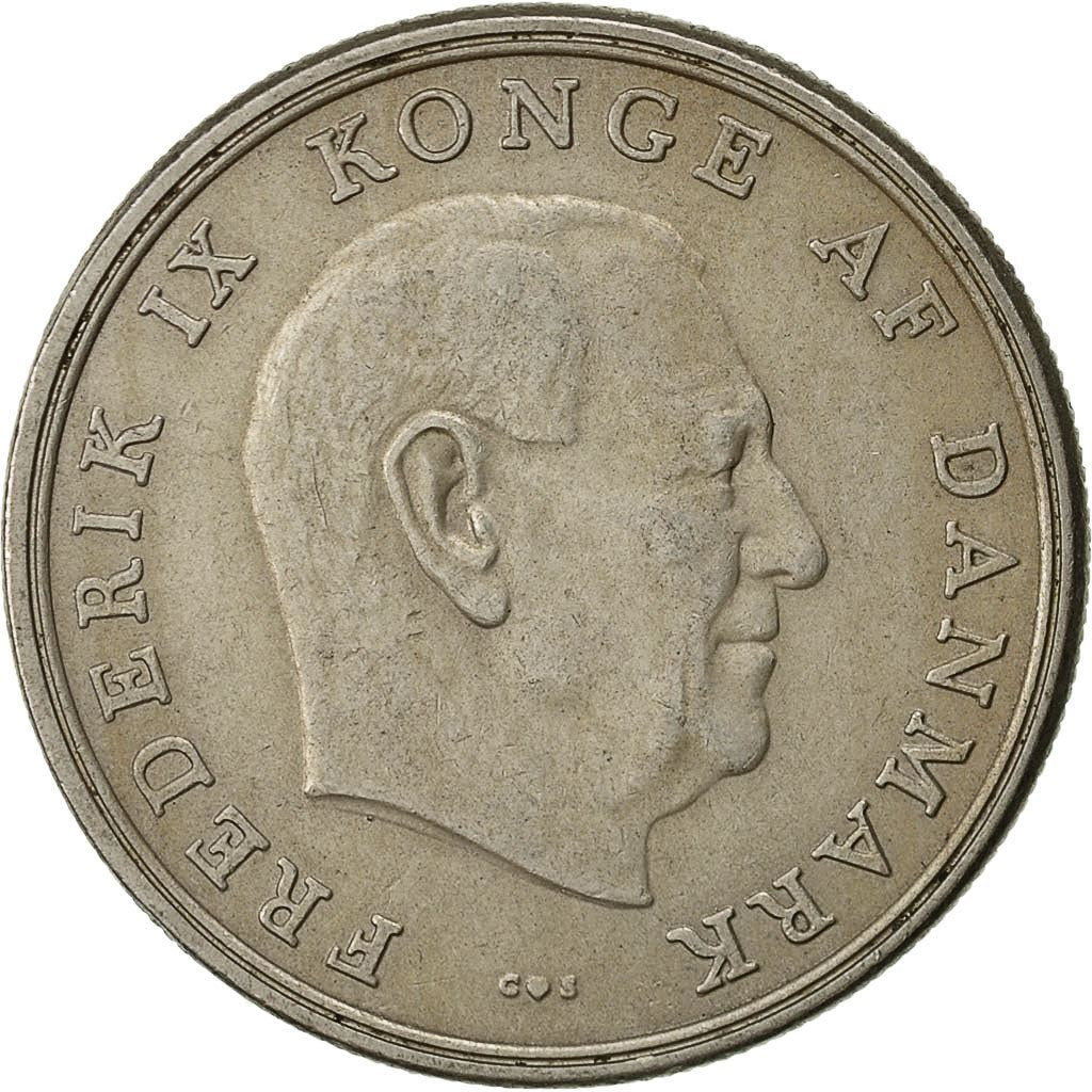 Denmark | 5 Kroner Coin | Frederik IX | Km:853 | 1960 - 1972