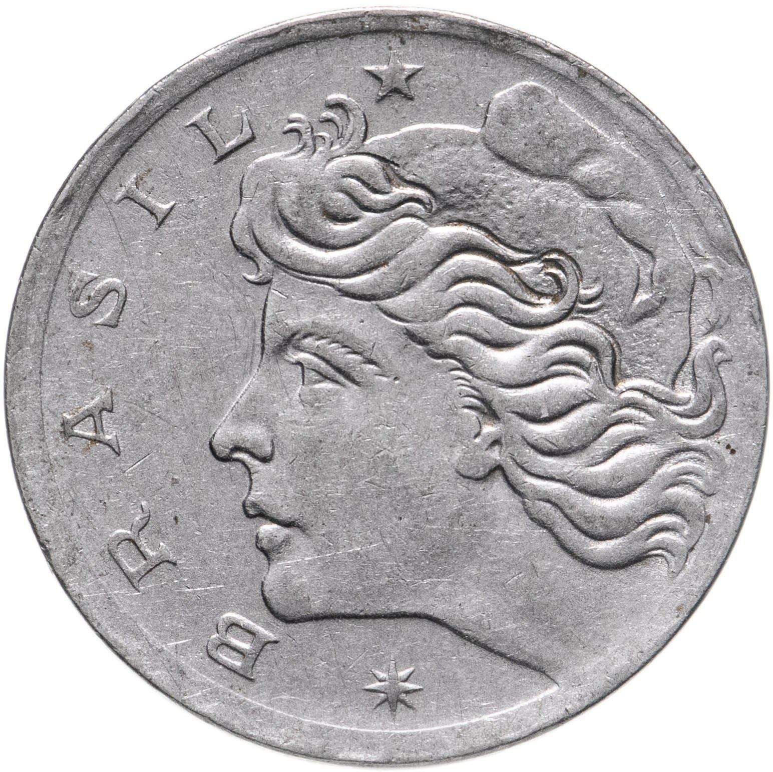 Brazil | 5 Centavos Coin | Effigie | Km:577.1 | 1967