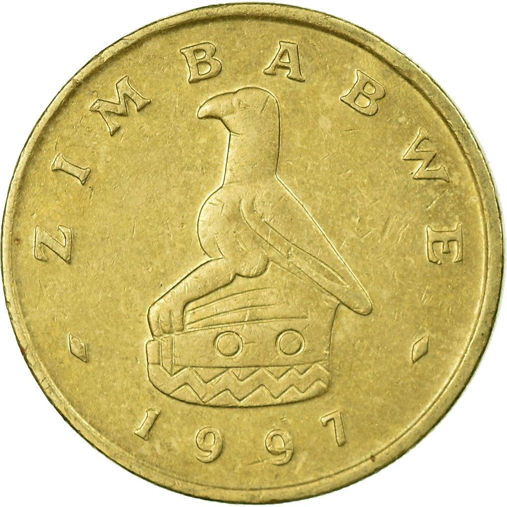 Zimbabwe | 2 Dollars Coin | Pangolins | Km:12 | 1997