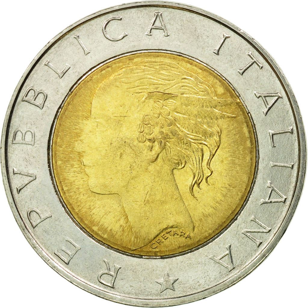 Italy | 500 Lire Coin | FAO | Km:193 | 1998