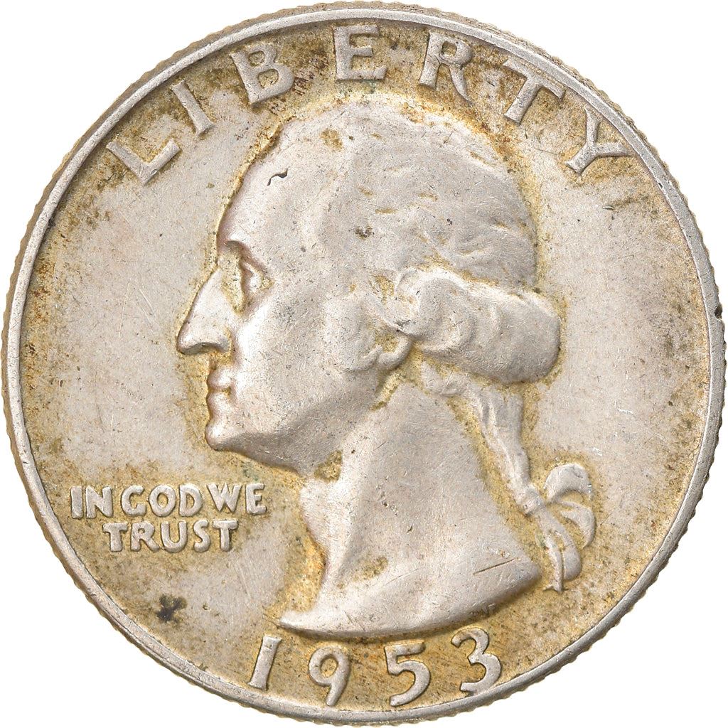 アメリカ合衆国 | 1/4ドル硬貨 | ジョージ・ワシントン | KM:164 | 1932年 - 1964年