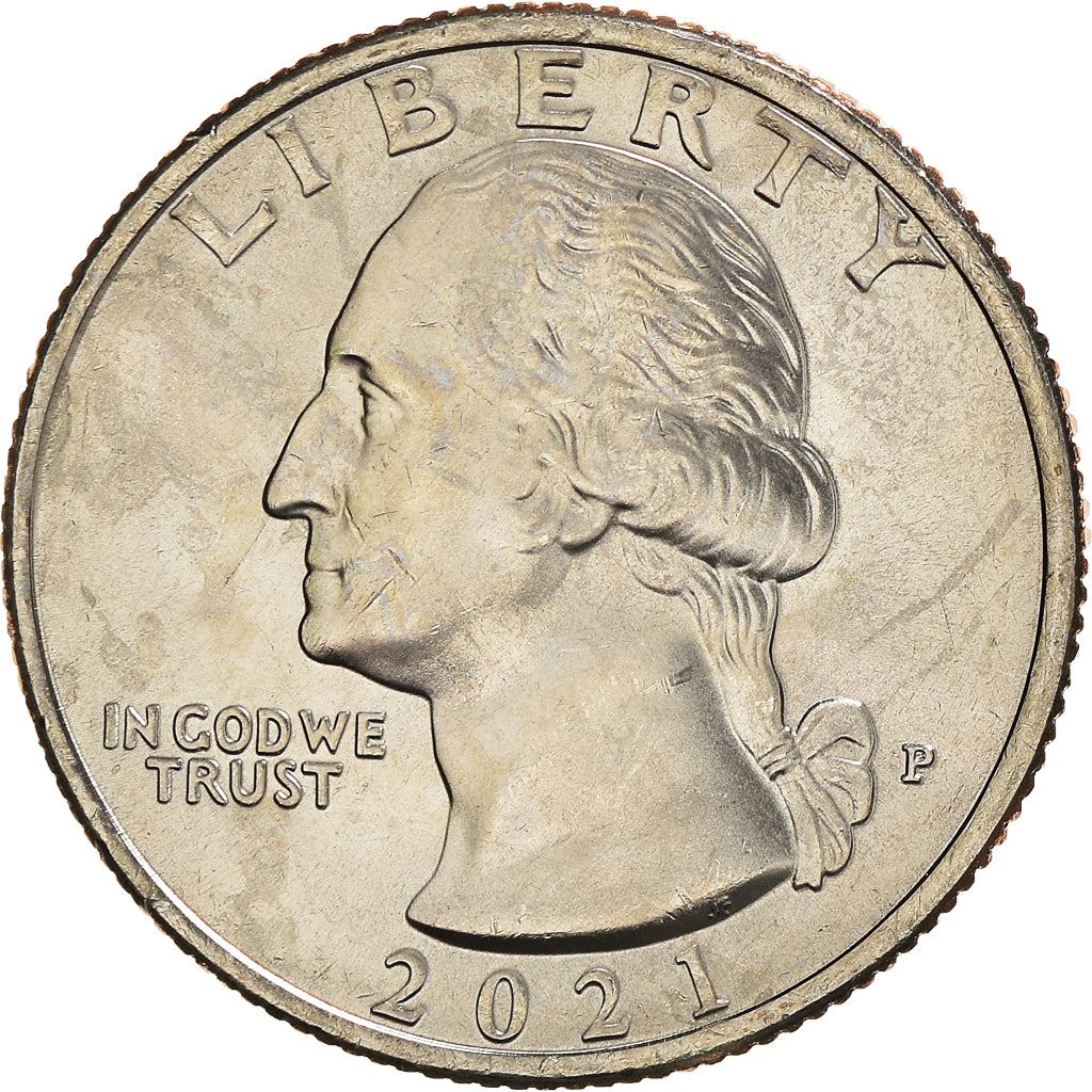 アメリカ合衆国 | 1/4ドル硬貨 | ワシントン将軍 | Km:758 | 2021年