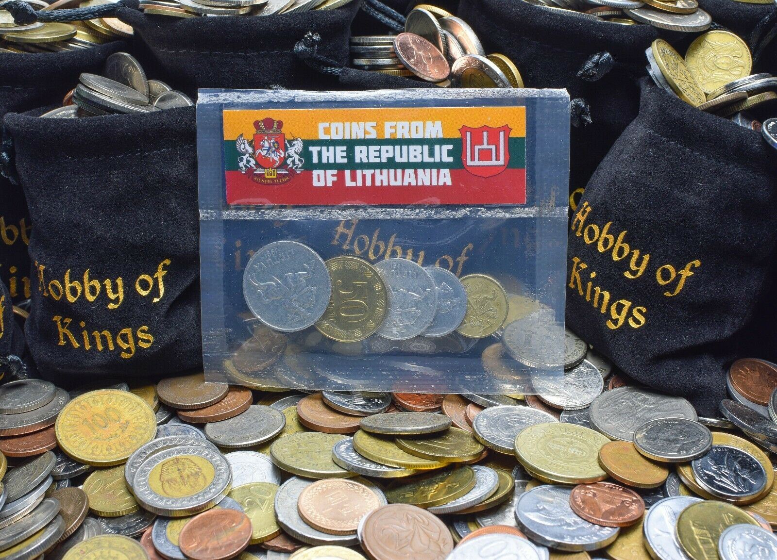 5 Mixed Coins From Lithuania | 1 - 50 Cents | 1991 - 2014