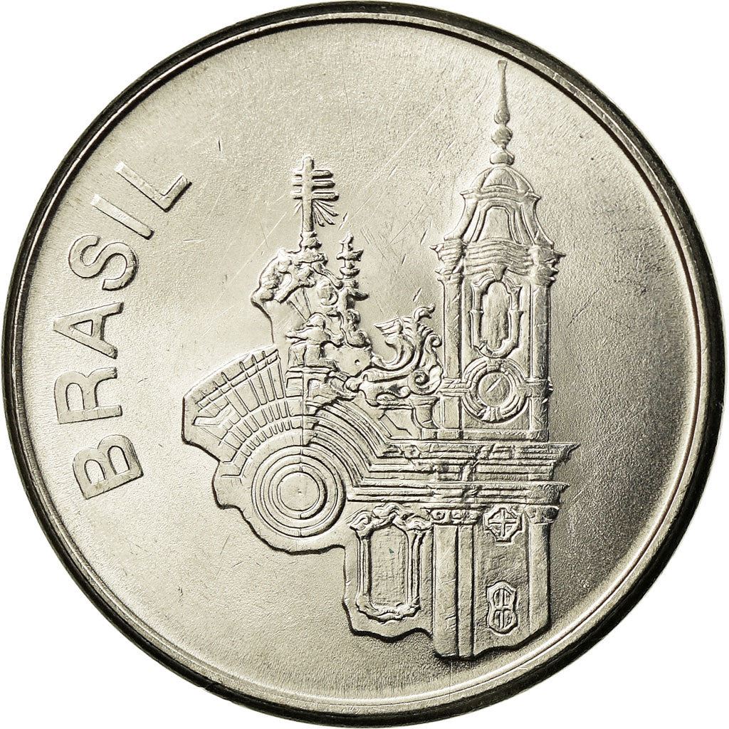 Brazil | 20 Cruzeiros Coin | Saint Francis Church | Km:593 | 1981 - 1984