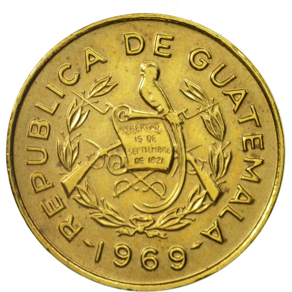 Guatemala | 1 Centavo Coin | Fray Bartolomé | Km:265 | 1965 - 1970
