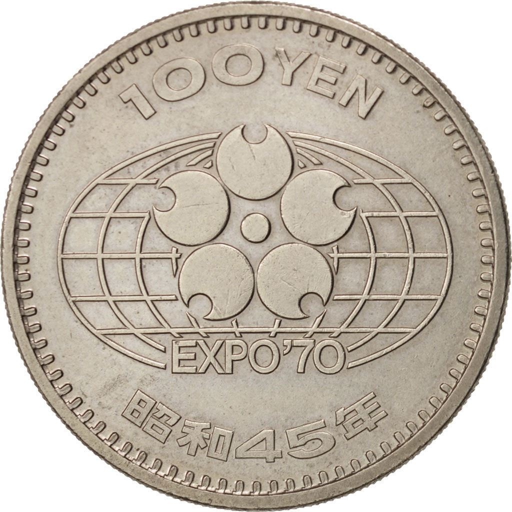 Japan | 100 Yen Coin | Osaka Expo | Y:83, Jnda:03-3 | 1970