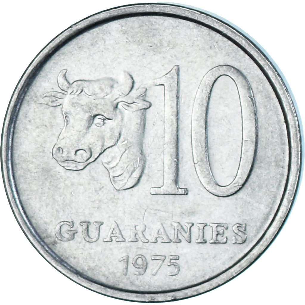 Paraguay | 10 Guaranies Coin | General Garay | Km:153 | 1975 - 1976