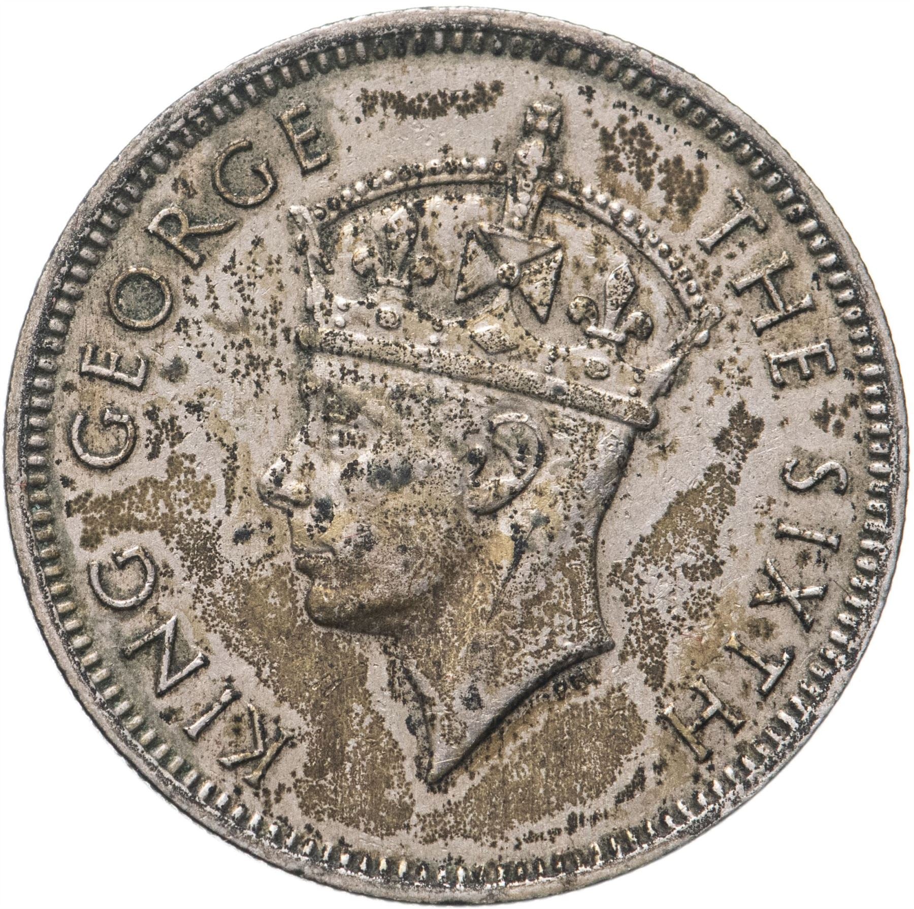 Malaya | 20 Cents Coin | George VI | Km:9 | 1948 - 1950