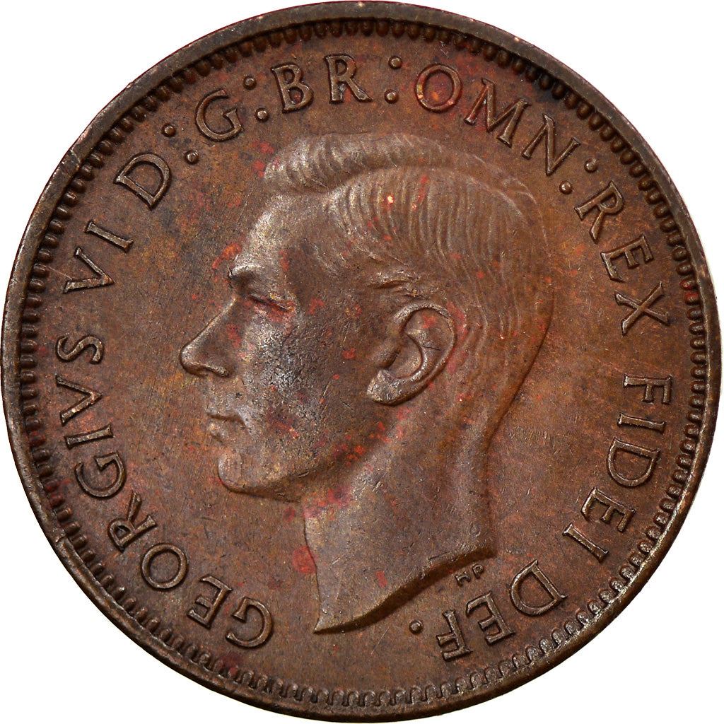 United Kingdom | 1 Farthing Coin | Eurasian wren | Km:867 | 1949 - 1952