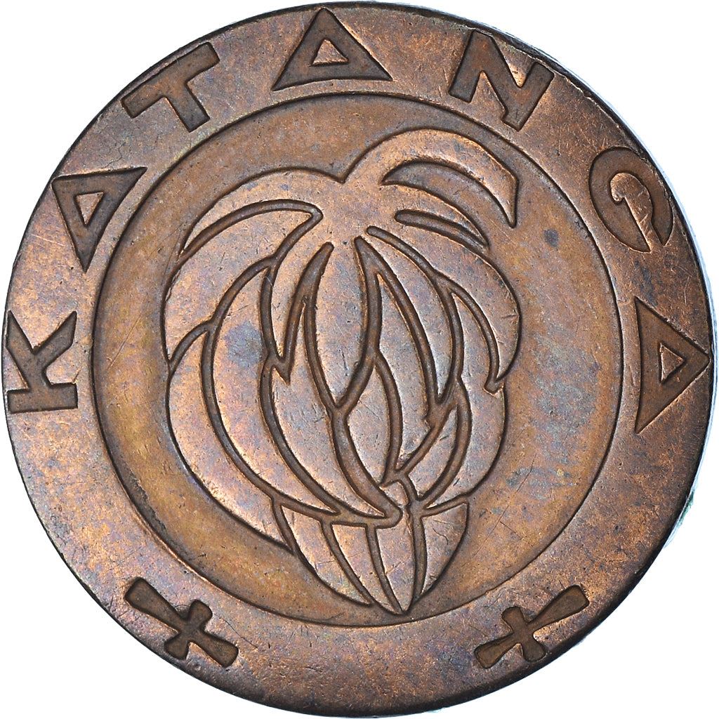 Kongas > Katanga | 1 franko moneta | Bananai | Km:1 | 1961