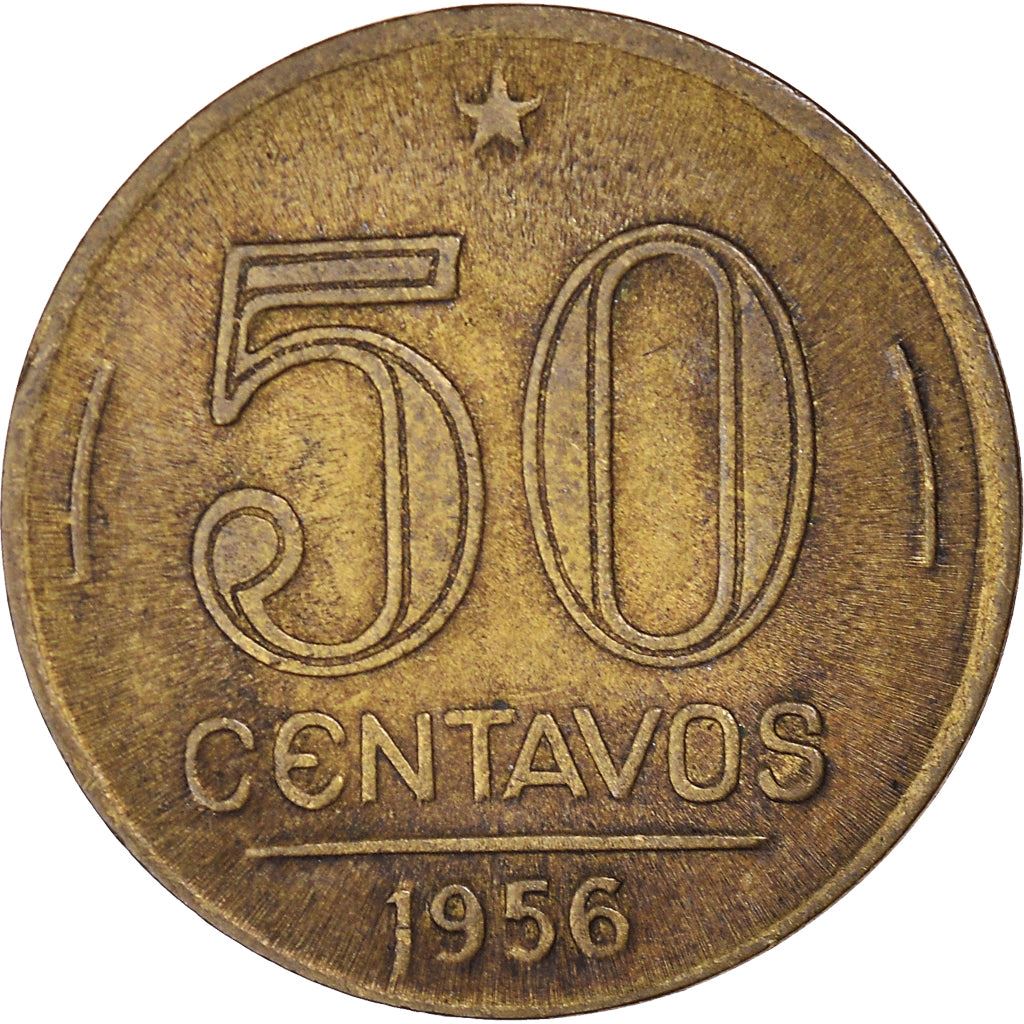 Brasil | Moeda 50 Centavos | Eurico Gaspar Dutra | Km:563 | 1948 - 1956
