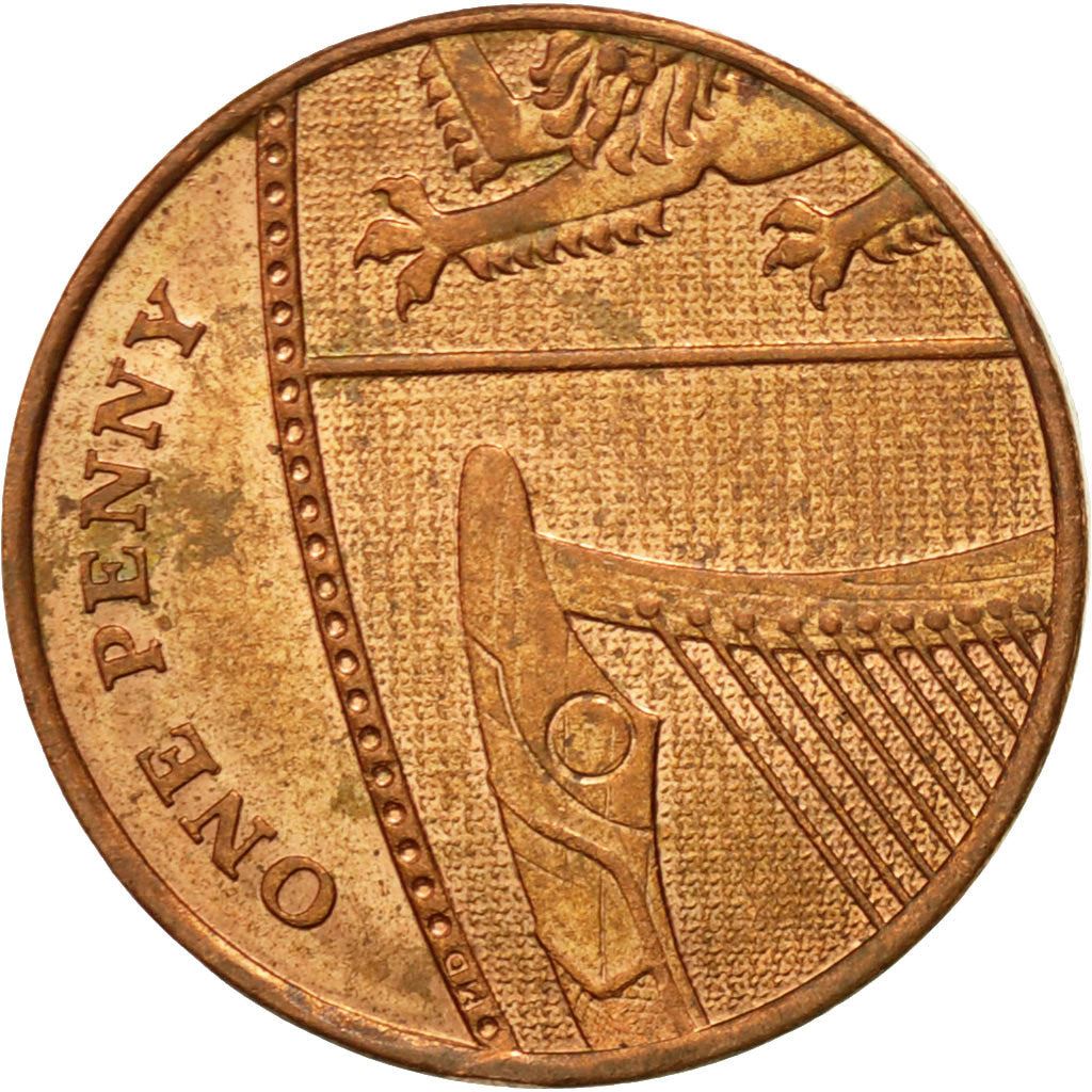 United Kingdom | 1 Penny Coin | Elizabeth II | Km:1107 | 2008 - 2015