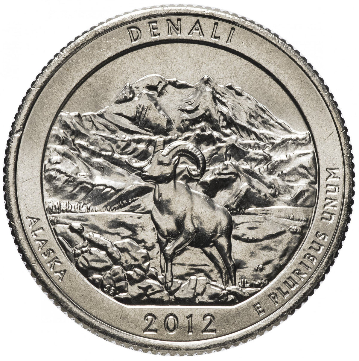 United States | 1/4 Dollar Coin | Denali National Park | Km:523 | 2012