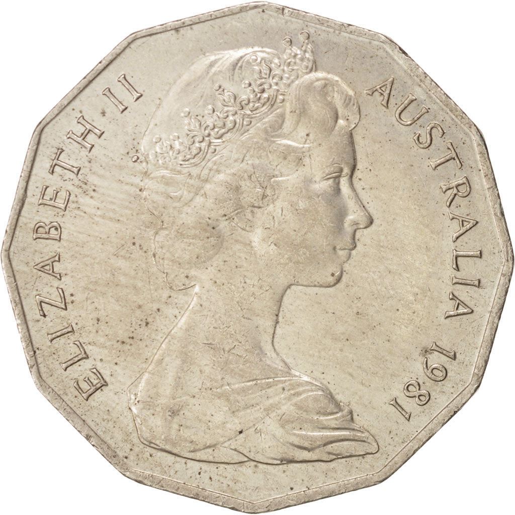 Australia | 50 Cents Coin | Royal Wedding | Km:72 | 1981
