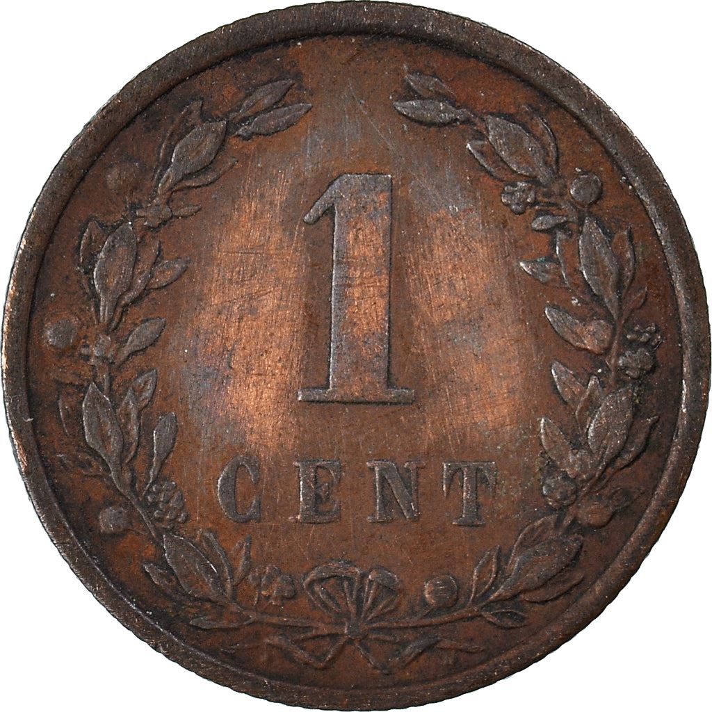 Pays-Bas | Pièce de 1 Cent | Lion | Km : 107 | 1877 - 1900