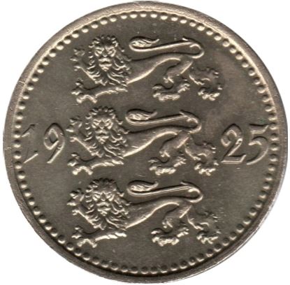 Estonia 10 Marka Coin | Lions | KM4 | 1925