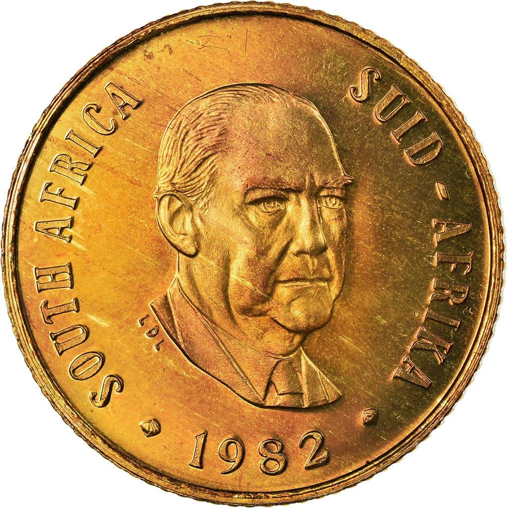 South Africa 2 Cents Coin | Balthazar J. Vorster | KM110 | 1982
