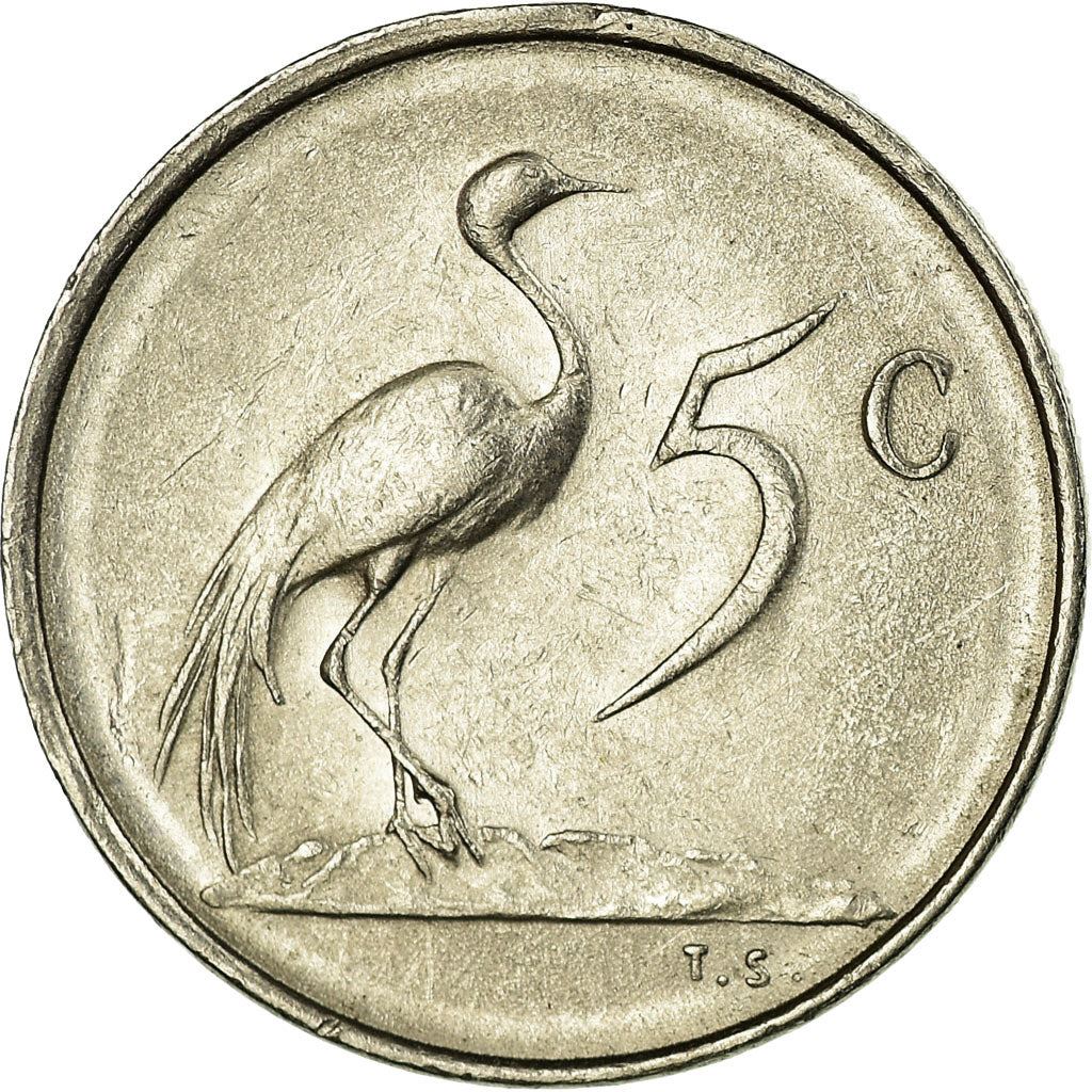 South Africa 5 Cents Coin | Nicolaas J. Diederichs | KM100 | 1979