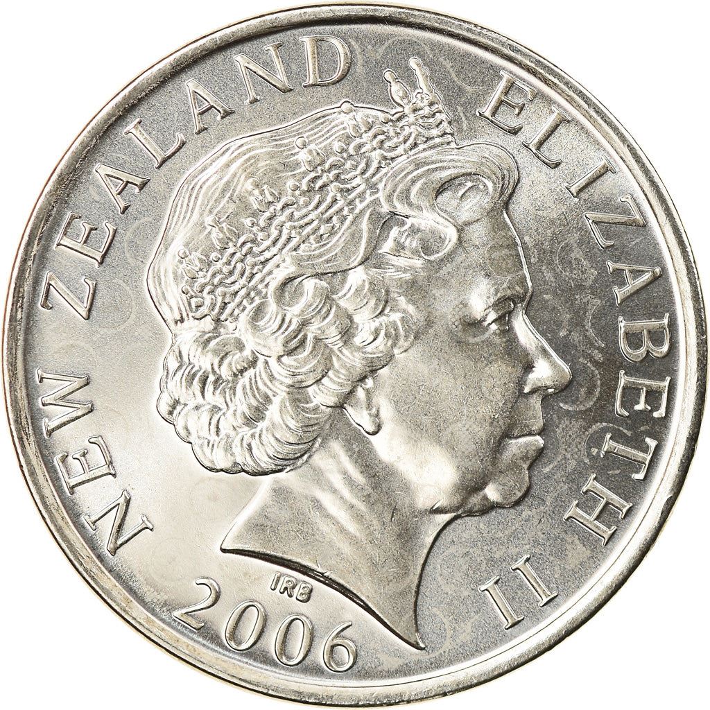 New Zealander 50 Cents Coin | Queen Elizabeth II | Captain James Cook | HMS Endeavour | KM119a | 2006 - 2021