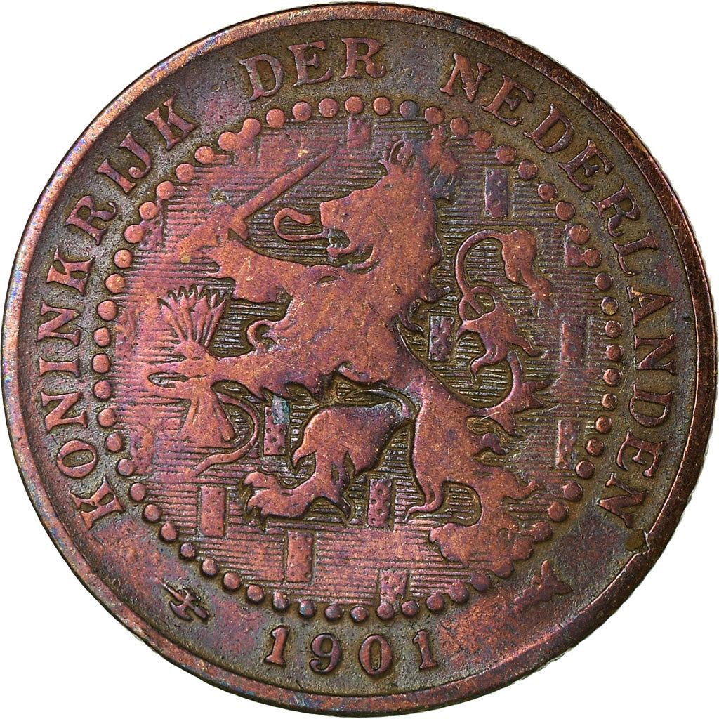 Pays-Bas | Pièce de 1 cent | Lion | Km : 130 | 1901