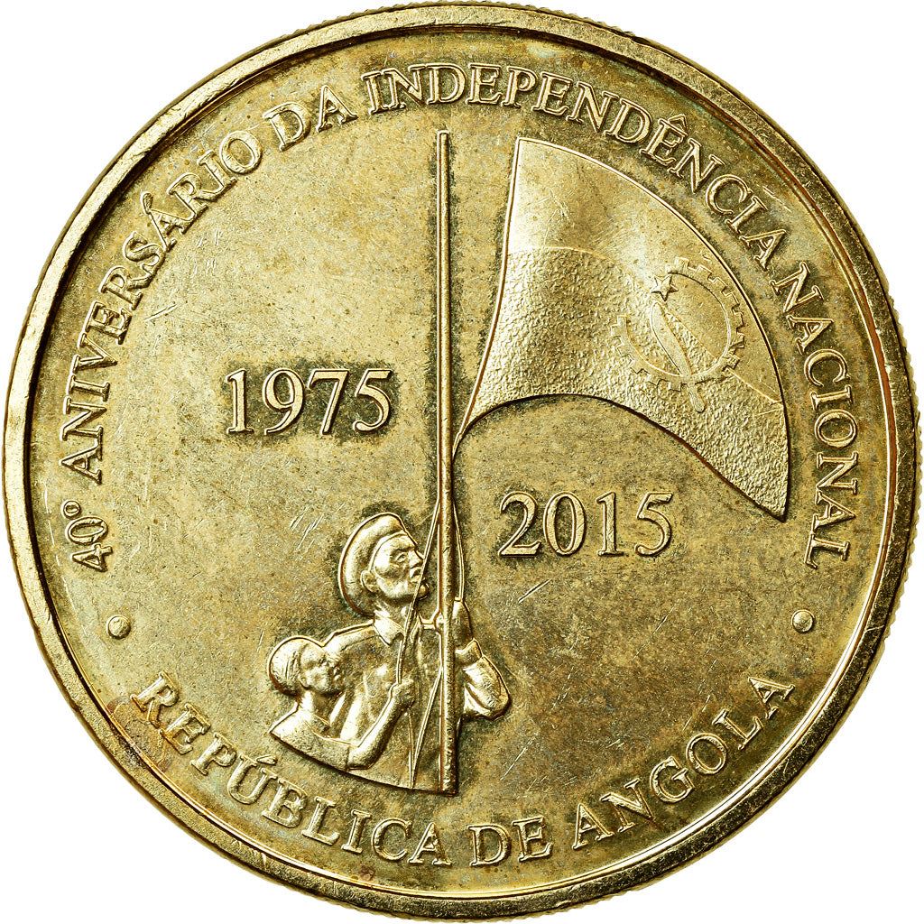 Angola | 100 Kwanzas Münze | Soldat | Angolanische Flagge | Km:113 | 2015