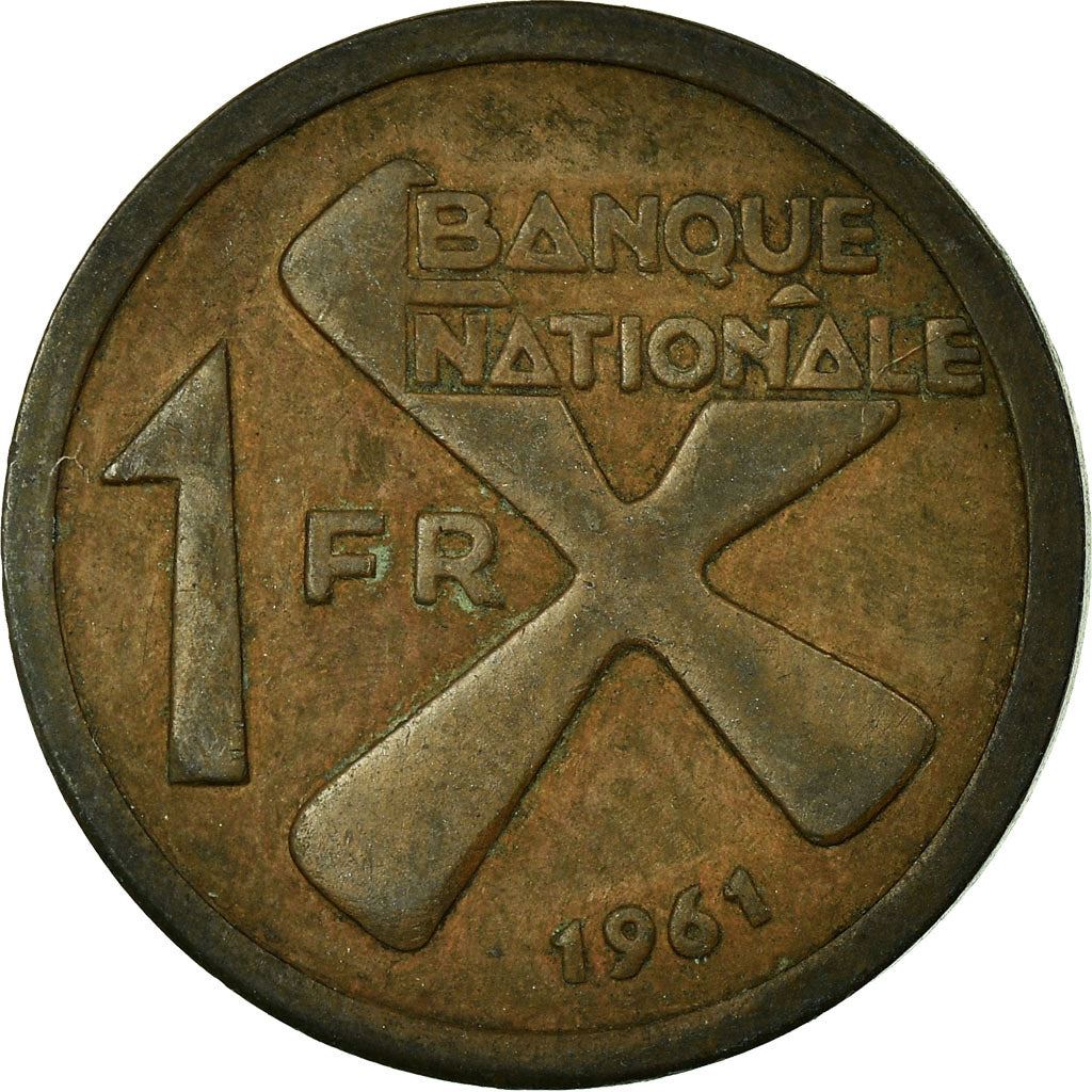 Kongas > Katanga | 1 franko moneta | Bananai | Km:1 | 1961