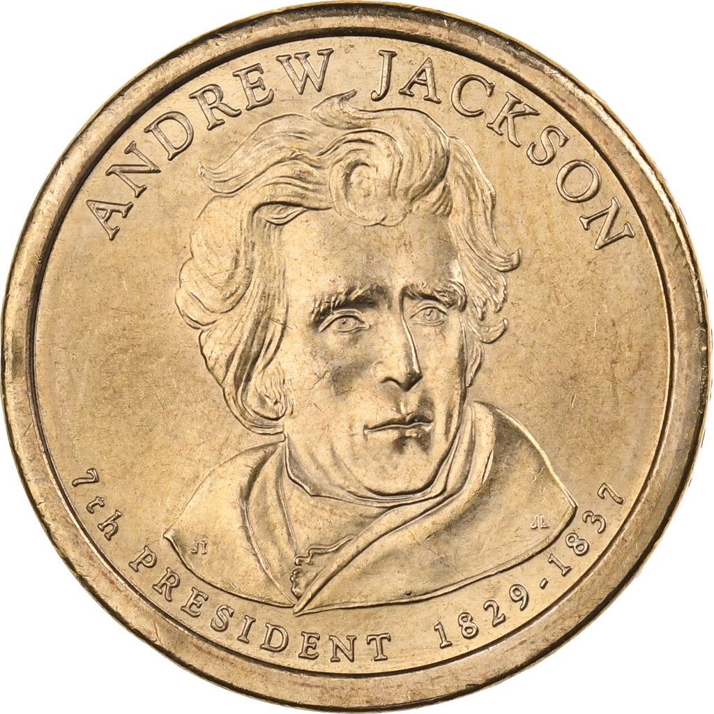 United States | 1 Dollar Coin | Andrew Jackson | Km:428 | 2008