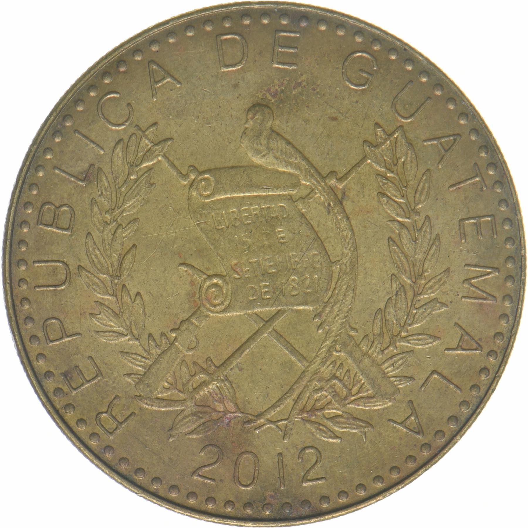 Guatemala | 50 Centavos Coin | Orchid | KM:283a | 2012 - 2024